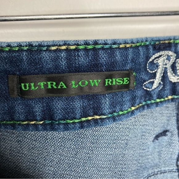 Rock by Wrangler Y2K Ultra low Rise Jeans Size 32 x 36 - Picture 6 of 11